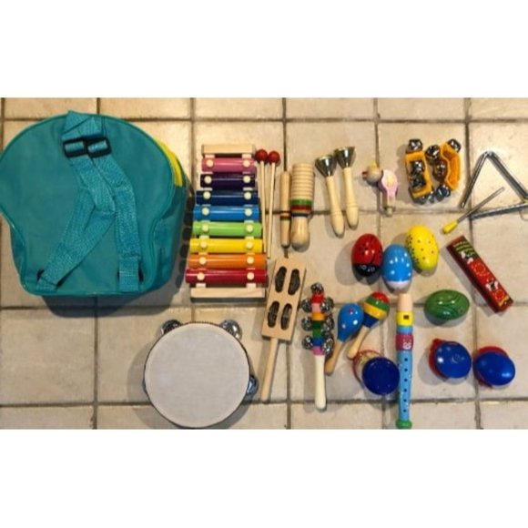 New Toddler Musical Instruments,Wooden Percussion Instruments Toy for Kids